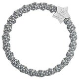 By Eloise London Metallic Silver Star narukvica / gumica za kosu | shoptok.hr