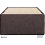  Okvir za krevet bez madraca tamnosmeđi 100x200 cm od tkanine | shoptok.hr