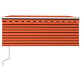  Automatska tenda roleta i senzor LED 3 x 2,5 m narančasto-smeđa | shoptok.hr