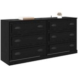  Komode 2 pcs Crni hrast 70 x 35,5 x 67,5 cm Konstruirano drvo | shoptok.hr
