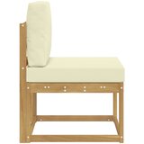  Set vanjskih sofa Bijela i krem 59 x 63 x 73 cm | shoptok.hr