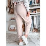 DStreet Spodnie damskie chinosy z paskiem TAILANDI różowe | Shoptok.si