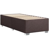  Krevet s oprugama i madracem tamnosmeđi 90 x 200 cm od tkanine | shoptok.hr