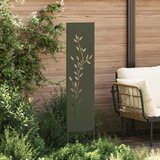  Privatnost u vrtu Cvjetni Maslinovo zelena 32 x 140 cm | shoptok.hr