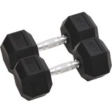 vidaXL Jednoručni utezi 2 kom 25 kg od lijevanog željeza Cijene