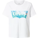 Levi's Majica 'Graphic Jordie Tee' tirkiz / akvamarin / bijela