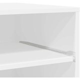  Stalak za pisač s kotačima bijeli 60 x 48 x 74 cm | shoptok.hr