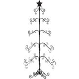  Kovinska novoletna jelka za dekoracijo črna 150 cm, (20887359) | Shoptok.si