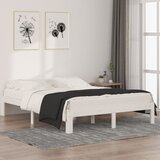 Furnova Posteljni okvir bel iz trdne borovine 140x190 cm, (21940056) Cene