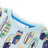  Dječja topla majica nježnoplava prošarana 104 | shoptok.hr