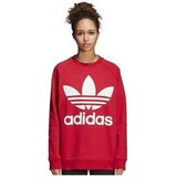 Adidas Puloverji Oversized Swea Rdeča | Shoptok.si