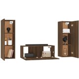  3-dijelni set TV ormarića boja smeđeg hrasta konstruirano drvo | shoptok.hr