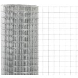  ograda od pocinčanog čelika za kokoši 10 x 0,5 m srebrna | shoptok.hr
