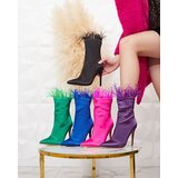 Resti Black women's feather boots Wenelika | Shoptok.si