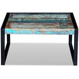  Stolić za kavu od masivnog obnovljenog drva 80 x 80 x 40 cm | shoptok.hr