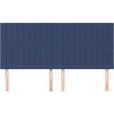  Uzglavlje plavo 160x5x118/128 cm tkanina | Eponuda.com