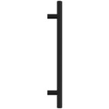  Ručke za ormarić 10 kom crne 160 mm od nehrđajućeg čelika | shoptok.hr