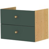 Tenzo Temno zelena komponenta s predali 43x33 cm Z Cube - Tenzo Cene