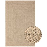 vidaXL Tepih ZIZUR 160 x 230 cm s izgledom jute unutarnji i vanjski Cijene