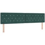  Podesivi krevet s madracem 2 pcs Tamnozelena Baršun | shoptok.hr
