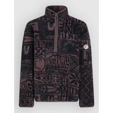O'neill O'Riginals Half-Zip Fleece Sweater purple stamps Cene