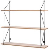 Kengur Frame square 10, metalna polica za zid, crna, 50 x 12 x 50cm Cene