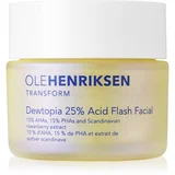 OLEHENRIKSEN Transform Dewtopia 25% Acid Flash Facial eksfoliacijska maska 50 ml