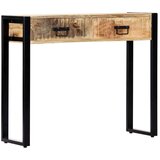  Konzolna mizica 90x30x75 cm trden mangov les Cene