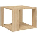  Stolić za kavu boja hrasta 40 x 40 x 30 cm konstruirano drvo | shoptok.hr