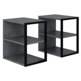 Hanah home echo retro grey set stolova | ePonuda.com