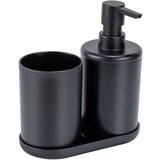 Allstar Crni plastičan set pribora za kupaonicu Fano – | shoptok.hr
