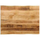 Stolna ploča sa živi rub 90x60x3,8 cm masivno grubo drvo manga | shoptok.hr