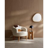 Time fotelj, naravne barve, bela les, tekstil | Shoptok.si