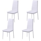  5-dijelni blagovaonski set sa stolom crno-bijeli | Eponuda.com