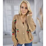 Pri Warm and cozy women's sweater with cherries in autumn LARAMIE | shoptok.hr