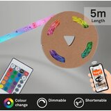 BRILO - LED RGBW prigušiva traka 6,5m LED/15W/230V Wi-Fi Tuya + daljinski upravljač | Eponuda.com