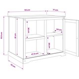  Set kuhinjskog otoka 2 kom. Medeni vosak 112 x 77 x 91 5 cm - Vosak od meda | shoptok.hr