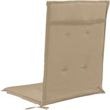  Jastuci za vrtne stolice 2 kom bež 120 x 50 x 3 cm od tkanine | shoptok.hr
