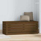  Kutija za pohranu boja meda 89x36 5x33 cm od masivne borovine | shoptok.hr