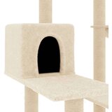 Penjalica za mačke sa stupovima za grebanje krem 82 5 cm | shoptok.hr