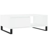 Maison Chic Klubska mizica - kavna mizica - Nizka mizica bela 90x60x35 cm inženirski les, (21754019) | Shoptok.si