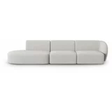 Micadoni Home Svijetlo siva sofa 302 cm Shane –