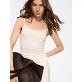 LADIES` TOP - krem