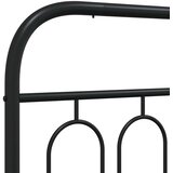  Metalno zamjensko uzglavlje crno 120 cm | shoptok.hr
