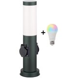  Brilagi - LED RGBW spoljna lampa sa 2 utičnice 1xE27/15W/230V 40 cm IP44 antracit | Eponuda.com