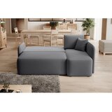 ELTAP Temno zelena žametna raztegljiva/s prostorom za shranjevanje kotna sedežna garnitura (desni kot/z ležalnikom) Hadson – | Shoptok.si