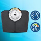 Eldom WEBBER BMI klasična mehanička osobna vaga – do 180 kg, crna | shoptok.hr