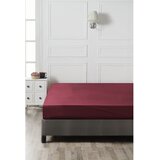 Mijolnir Bordo rdeča napenjalna bombažna rjuha 140x200 cm – | Shoptok.si