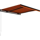 Tenda na ručno uvlačenje 300 x 250 cm narančasto-smeđa | shoptok.hr