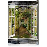 Artgeist PARAVAN 135/172/3 cm bela, svetlo zelena Slike